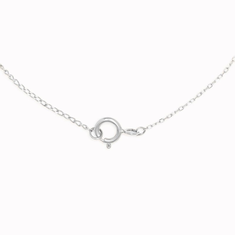 14k gold cable chain necklace 16 inches tyra 10 14k white gold