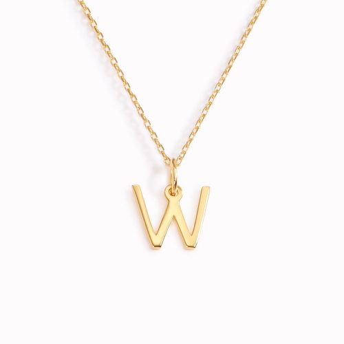 W, Gold Vermeil