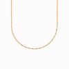 Figaro chain necklace in gold vermeil