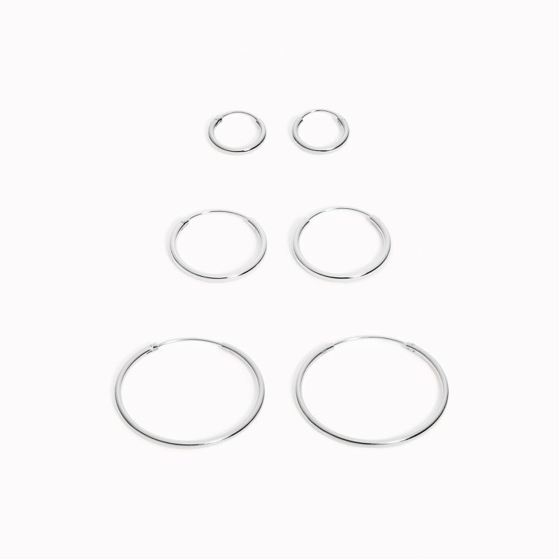 REBECCA HOOPS SET STERLING SILVER f05a1cf0 9629 4512 be62 611eaf1e4309