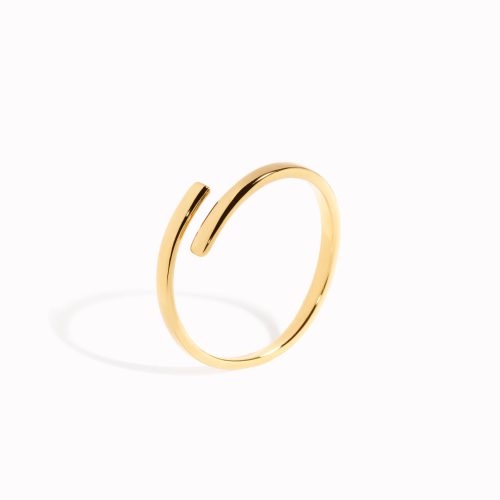 Gold wrap ring