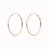 14K gold hoops