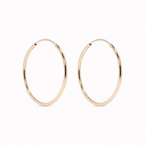 14K gold hoops