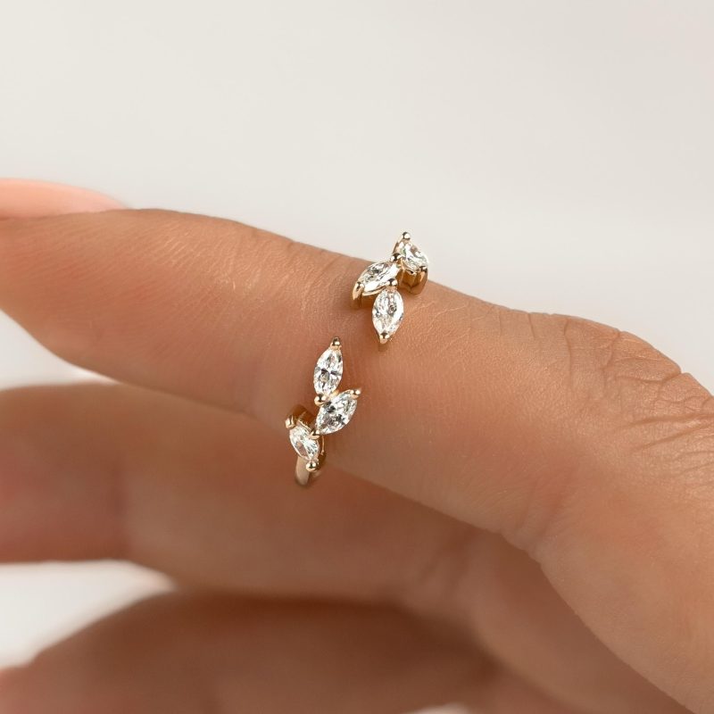 ada open leaf ring 14k ldm yg model 61 v2