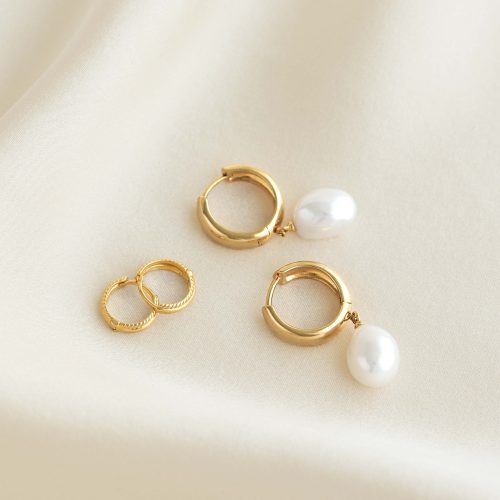 baroque pearl chunky hoop earrings meredith 4