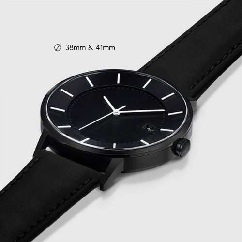 classic watch black black angle 1