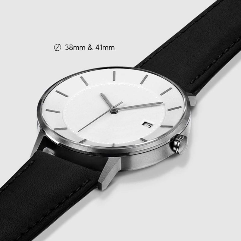 classic watch gunmetal black angle 1