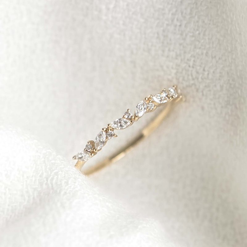 keira 15 cecilia marqiuse round band ring ring 14k yg ldm 42