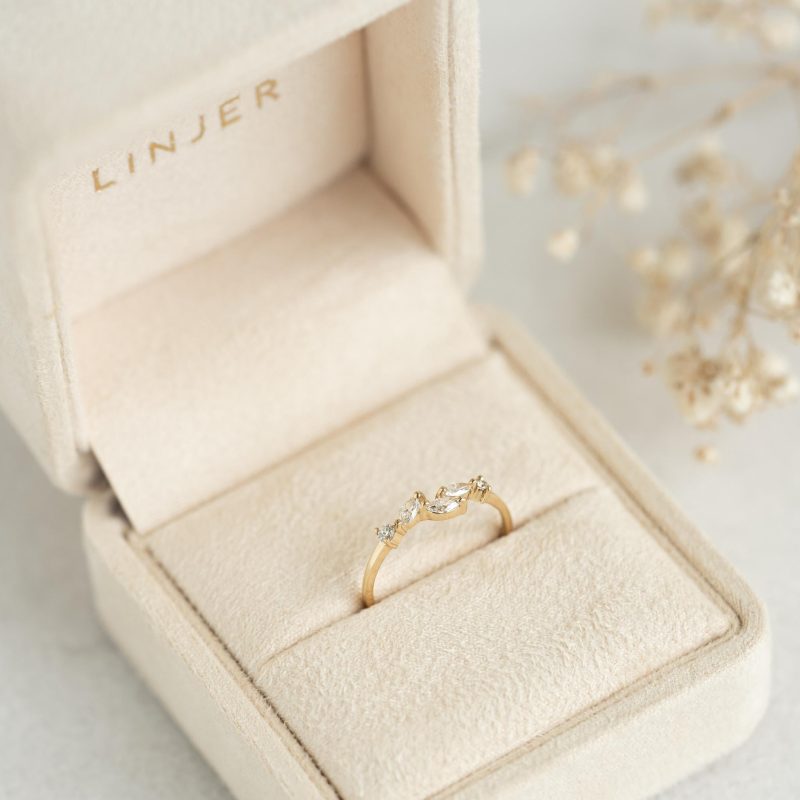 keira 26 velvet box ring noemi ring ldm 14k yg lookbook 137