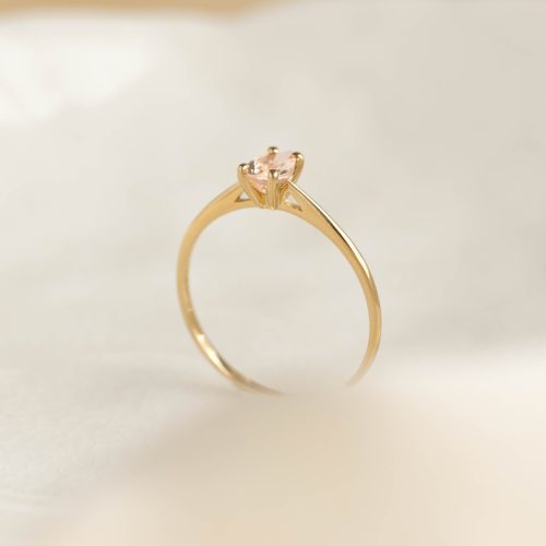 keira 35 martine pear shaped ring morganite 14k still 22 cropped