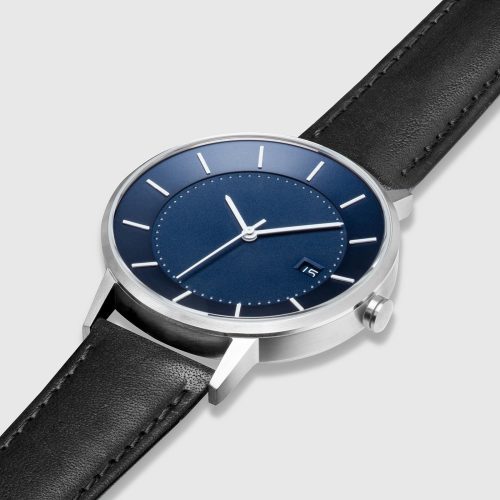 linjer classic blue dial silver black 2 angle