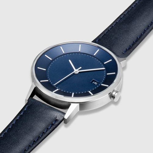 linjer classic blue dial silver navy 2 angle