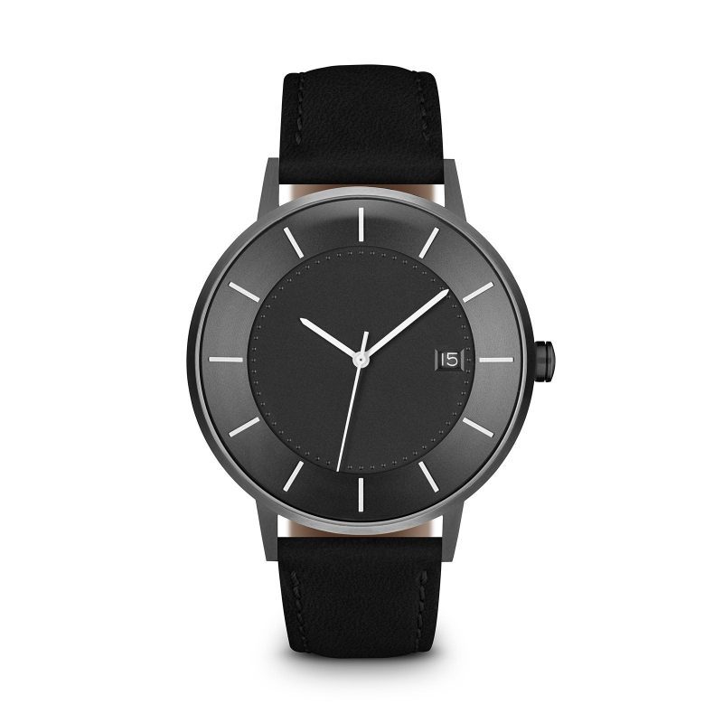 linjer classic grey dial gunmetal black 1 front