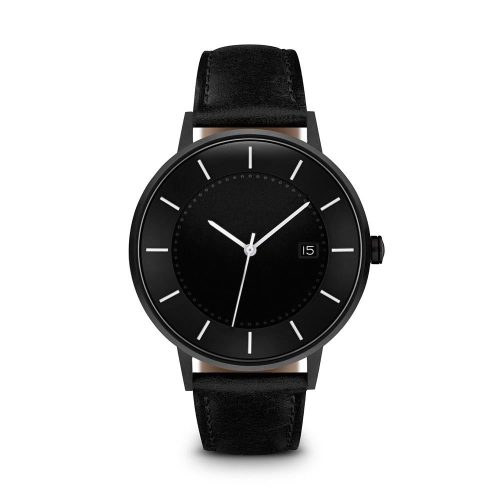 linjer classic watch 38 black black 1 front