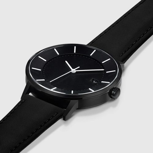 linjer classic watch 38 black black 2 angle