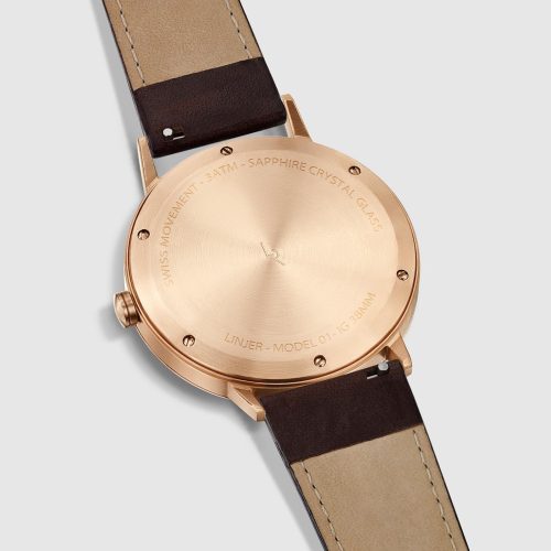 linjer classic watch 38 rose gold mocha 3 back