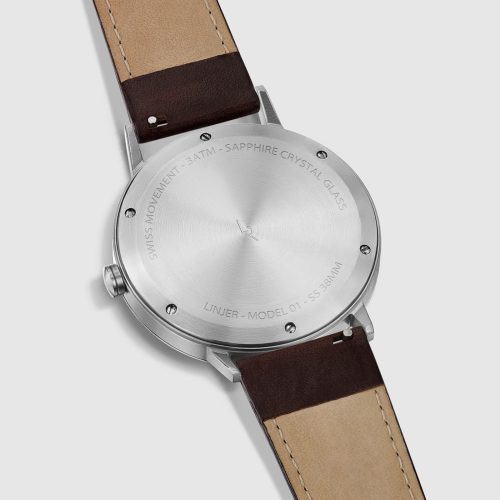 linjer classic watch 38 silver mocha 3 back