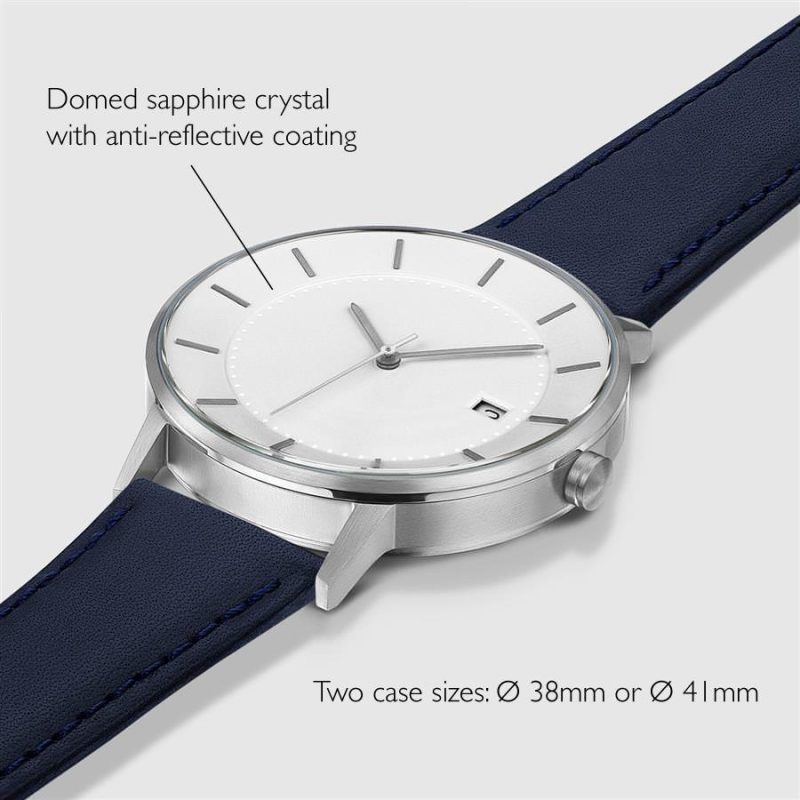 linjer classic watch 38 silver navy 2 angle dimensions