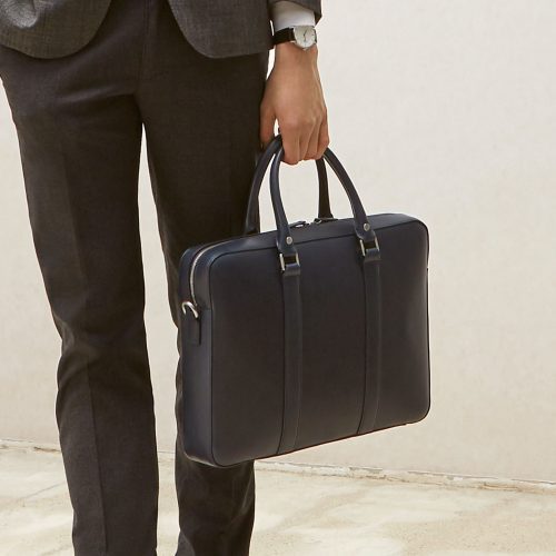 linjer soft briefcase black 7 front