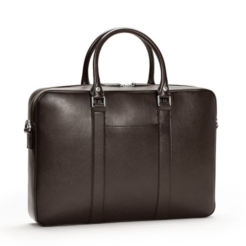 linjer soft briefcase mocha 2 angle