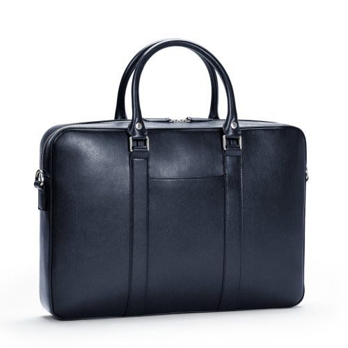 linjer soft briefcase navy 2 angle