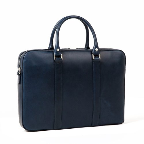 linjer soft briefcase navy 3 angle